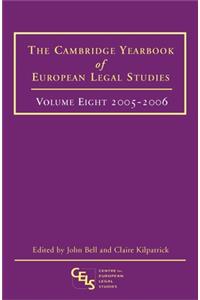 Cambridge Yearbook of European Legal Studies, Vol 8, 2005-2006