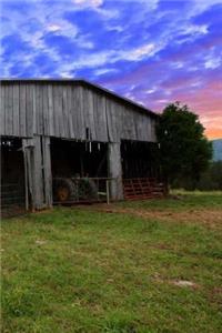Notebook Old Rural Farm Barn