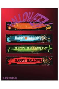 Halloween Blank Journal