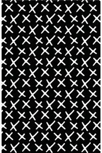 Bullet Journal Black and White Kisses