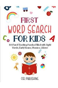 First Word Search for Kids (Ages 5-7)