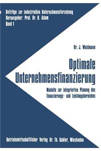 Optimale Unternehmensfinanzierung