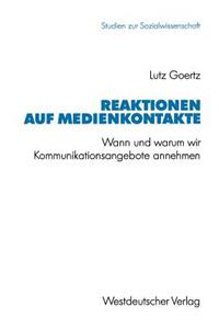 Reaktionen Auf Medienkontakte