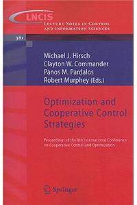 Optimization and Cooperative Control Strategies