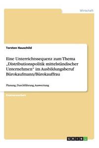 Eine Unterrichtssequenz Zum Thema 