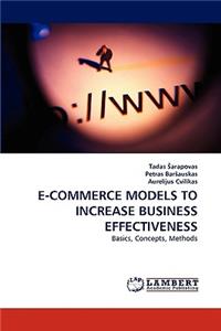 E-Commerce Models to Increase Business Effectiveness