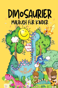 Dinosaurier-Malbuch für Kinder