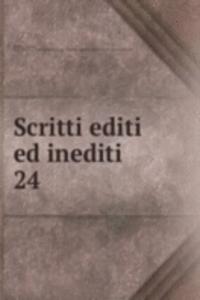 Scritti editi ed inediti