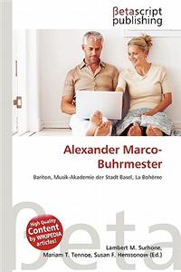 Alexander Marco-Buhrmester