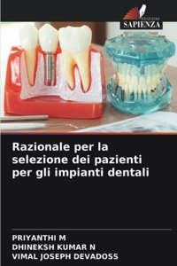 Razionale per la selezione dei pazienti per gli impianti dentali