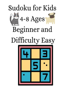 Sudoku for Kids 4-8 Ages Difficulty Easy