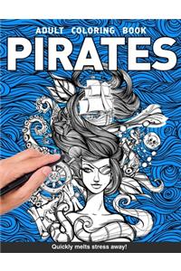 Pirates Adults Coloring Book