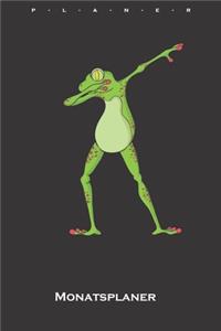Dabbing Frosch Monatsplaner