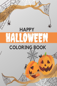 Happy Halloween Coloring Book