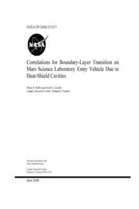 Correlations for Boundary-Layer Transition on Mars Science Laboratory Entry Vehicle Due to Heat-Shield Cavities