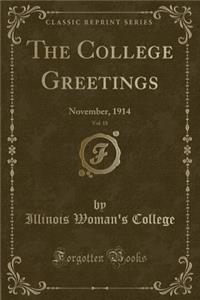The College Greetings, Vol. 18