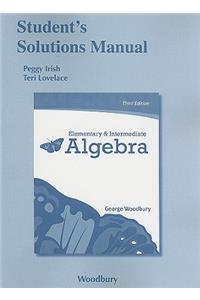 Elementary and Intermediate Algebra, Student's Solutions Manual