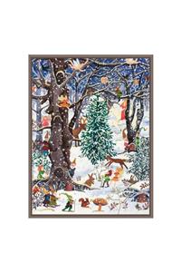 Advent Forest Large Embellished Notecards