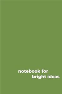 Notebook for Ideas