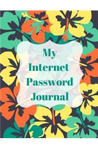 My Internet Password Journal