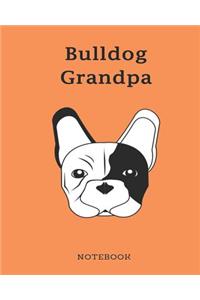 Bulldog Grandpa Notebook