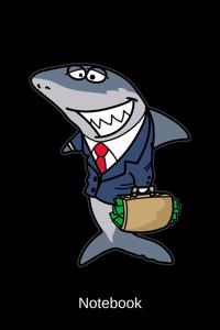 Notebook: Business Personal Organizer Shark