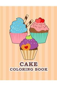 Cake Coloring Book