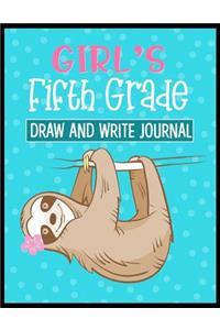 Girl's Fifth Grade Draw and Write Journal