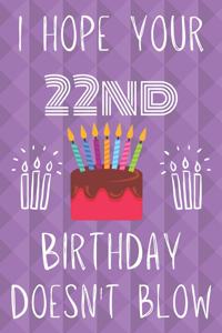 I Hope Your 22nd Birthday Doesn't Blow