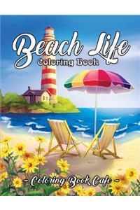Beach Life Coloring Book