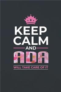 Keep Calm and ADA Will Take Care of It