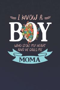 I Know a Boy Who Stole My Heart and He Calls Me Moma