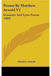 Poems By Matthew Arnold V2