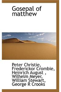 Gosepal of Matthew