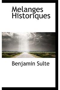 Melanges Historiques