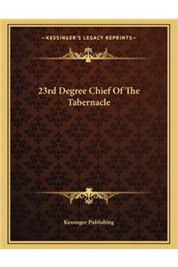 23rd Degree Chief of the Tabernacle