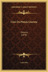 Cino Da Pistoja Giurista