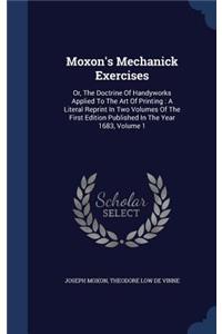 Moxon's Mechanick Exercises