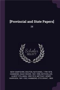 [provincial and State Papers]