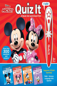 Disney Mickey Mouse Clubhouse: Quiz It 4-Book Set and Smart Pen