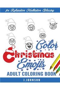 Color Christmas Emojis