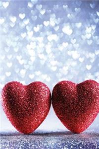 Valentine Hearts 2 Blank Book