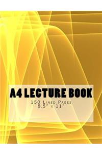 A4 Lecture Book 150 Lined Pages 8.5