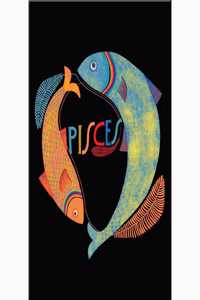 Lisa Congdon for Em & Friends Pisces Zodiac Magnet