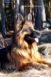 Berger Allemand Carnet de notes