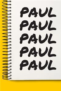 Name PAUL A beautiful personalized