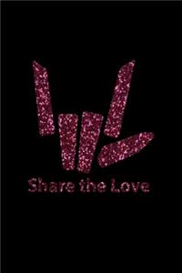 Glitter Purple Share the Love