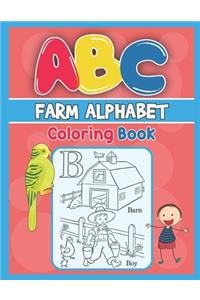 ABC Farm Alphabet Coloring Book