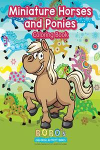 Miniature Horses and Ponies Coloring Book