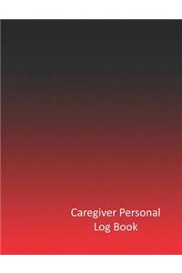 Caregiver Personal Log Book